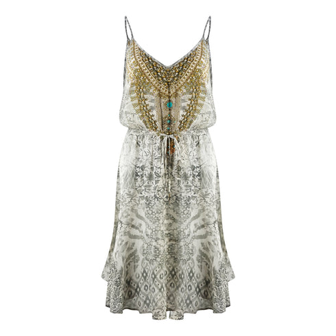 Inoa Neutral 1939 Grey Short Dress